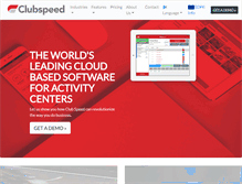 Tablet Screenshot of clubspeed.com